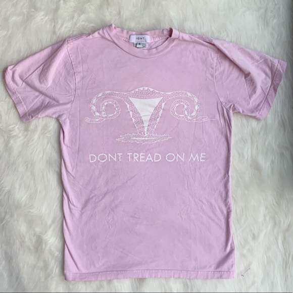 Free People Tops - Feminist  “don’t tread on me” uterus T-shirt